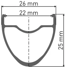 DT Swiss Laufrad ER 1400 Dicut 25 DB 28/22mm Alu, sz. CL,142/12mm TA, Shim. RD 11SP