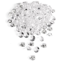 Deko-Diamanten, 12 mm Ø, 150 Stück