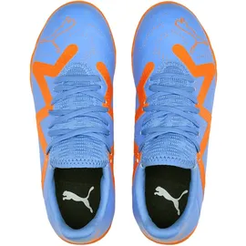 Puma Future Play It Junior Hallenschuhe Kinder Blue Glimmer/Puma White/Ultra Orange 31