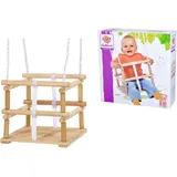 Eichhorn 100004402 - Kinder Gitterschaukel, Outdoor, Sitzfläche 30x30cm, Holz/Kunststoff, verstellbar