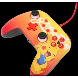 PowerA 1522784-01 Gaming-Controller Orange, Rot USB Gamepad, Analog Nintendo Switch - Oran Berry Pikachu, (Nintendo), Gaming Controller für Neu OVP