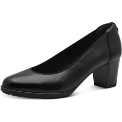Pumps TAMARIS, Damen, Gr. 41, schwarz, Leder, elegant, Schuhe, Trichterabsatz, Abendschuh, Festtagsschuh in zeitloser Optik