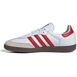 adidas Samba OG White/Better Scarlet/Gum 44 2/3