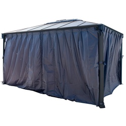 Palram - Canopia Polyester Vorhänge für Pavillon Martinique 4300 | Grau