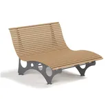 Home Deluxe NIRA Doppelliege 148 x 105 x 152 cm Braun