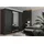 kier furniture Schiebetürenschrank Malani 200 x 205 x 59 cm Schwarz/Grau