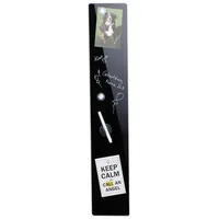 Relaxdays Magnettafel 80 x 15 cm Schwarz