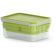 Emsa CLIP & GO Lunchbox XL grün/transparent 2,3 l