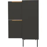 Tenzo Highboard »SWITCH«, mit 4 Türen, Design von Says Who By Tenzo grau