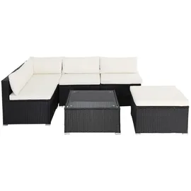 CASARIA Melbourne Loungeset schwarz/creme