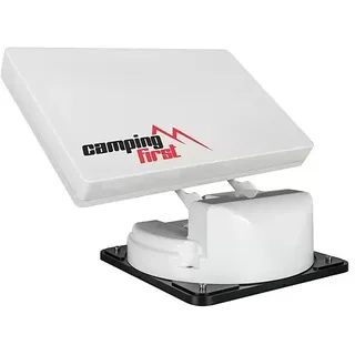 Camping First Satelliten-Antenne Satmex Flat 2  (L x B x H: 480 x 525 x 150 mm, Anzahl Nutzer: 2)