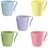 ENGELLAND Kaffeebecher 0,33 l Bunte Mischung 5 St.