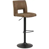 Actona Barhocker 41,5 x 115 x 52 cm Hellbraun/Schwarz