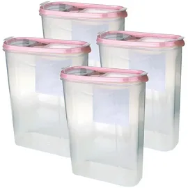 BestLivings Frischhaltebox 2,8 l 4-tlg. Altrose