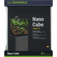 Dennerle Nano Cube Complete, 30 Liter - 30 x 30 x 35 - Mini Aquarium Komplettset