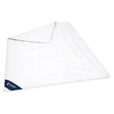 innovations2u ug (haftungsbeschränkt) Kamelhaardecke 200x200 cm, extra leichte Sommerdecke, Bettdecke 100% Kamelflaumhaar, CASIMUM - Weiß