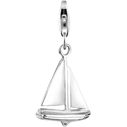 Nenalina Segelboot Anhänger Maritim Basic 925 Silber Charms & Kettenanhänger   Damen 