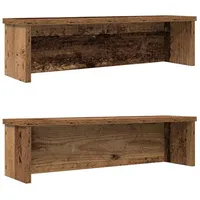 VidaXL Küchenregale Stapelbar 2 Stk. Altholz-Optik 60x15x16 cm