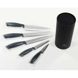 King Carbon Diamond Messerblock 6-tlg. Silber