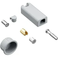Hettich Zuhaltung WingLine L, 9264191 Bodenrücksprung 3mm Kunststoff grau