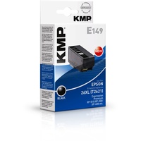 KMP E149 Druckerpatrone ersetzt Epson 26XL, T2621 Kompatibel Schwarz