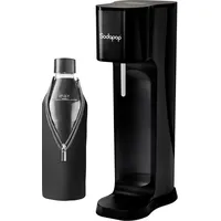 Sodapop Wassersprudler Joy ECO Schwarz inkl. 1 Glasflasche und 1 CO2-Zylinder