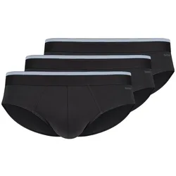 SKINY Herren Slips. 3er Pack - Brasil-Slips Cotton Multipack, Unterwäsche, Cotton Stretch Schwarz S