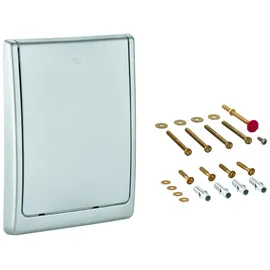 Grohe Abdeckplatte komplett für WC-Druckspüler Wandeinbau Mattchrom