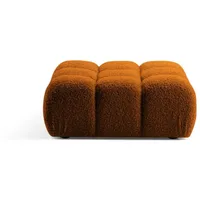Micadoni Pouf, Orange, 1-Sitzer, 94x43x94 cm, Hergestellt in Europa,