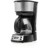 Tristar Kaffeemaschine, Schwarz Fassungsvermögen Tassen=6 Glaskanne, Warmhaltefunktion,