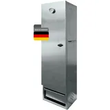 NOWOSmoker Edelstahl Räucherschrank Aalschrank Spitzenqualität Made in Germany - Räucherofen - 112cm Smoker Warmräuchern & Kalträuchern - Räucherkammer mit viel Zubehör - Optional mit Gas