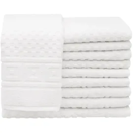 ZOLLNER Gästehandtuchset 10-tlg. weiß