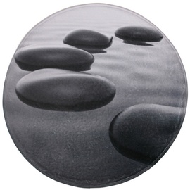 Sanilo Badteppich »Black Stones«, Höhe 15 mm, schnell trocknend, Memory Schaum, schwarz