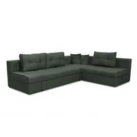 VitaliSpa Sofa L Form Milton, Grau, 300 x 200