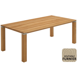 Venjakob Esstisch Multiflex Echtholz furnier mit Klappeinlage 60 cm