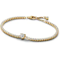 Pandora Timeless Funkelndes Herz Tennisarmband aus Sterling-Silber mit 14