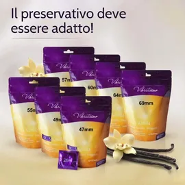 Vibratissimo XXL Vanilla 57 mm 50 St.