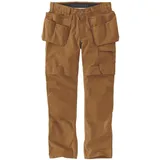 CARHARTT Steel Multi-Pocket Workwear Hose Braun W36/L32