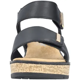 Rieker Keilsandalette Damen Schwarz 39