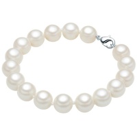 Rafaela Donata Perlen-Armband Sterling Silber Muschelkernperle in Silber Armbänder