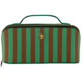 Pip Studio Cyrille Cosmetic Bag Medium Stripe Green 23.5x11x5x22cm