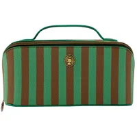Pip Studio Cyrille Cosmetic Bag Medium Stripe Green 23.5x11x5x22cm
