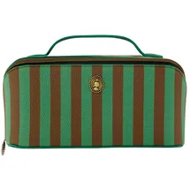 Pip Studio Cyrille Cosmetic Bag Medium Stripe Green 23.5x11x5x22cm