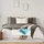 Relaxdays Truhenbank Gepolstert Braun 39,5 x 79,5 x 39,5 cm