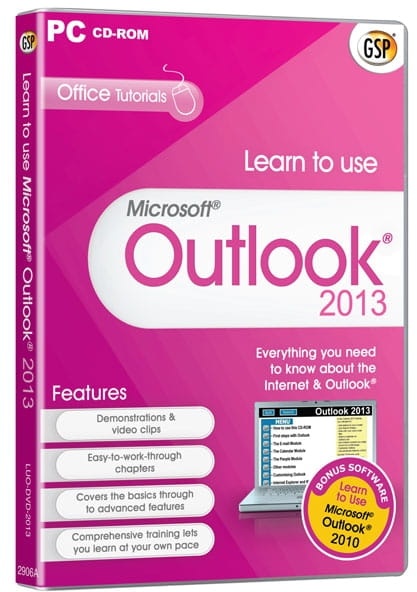 Learn to use Microsoft Outlook 2013, English