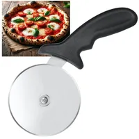 Maqetara products Pizzaschneider mit Schutzhülle, 29 cm aus Edelstahl