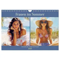 Calvendo Frauen im Sommer. Lebensfreude, Sonne und Strand (Wandkalender