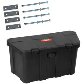 DEMA Deichselbox Anhängerbox 45 l Schwarz