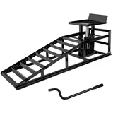Trutzholm Auffahrrampe Stahl 115x34x43 cm schwarz höhenverstellbar 24-36 cm 2000 kg