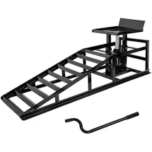 Trutzholm Auffahrrampe Stahl 115x34x43 cm schwarz höhenverstellbar 24-36 cm 2000 kg